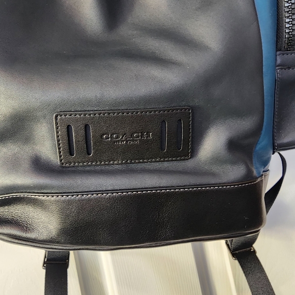 NWT Coach Ranger Backpack with Signature Canvas Pieced Patchwork - Picture 4 of 15